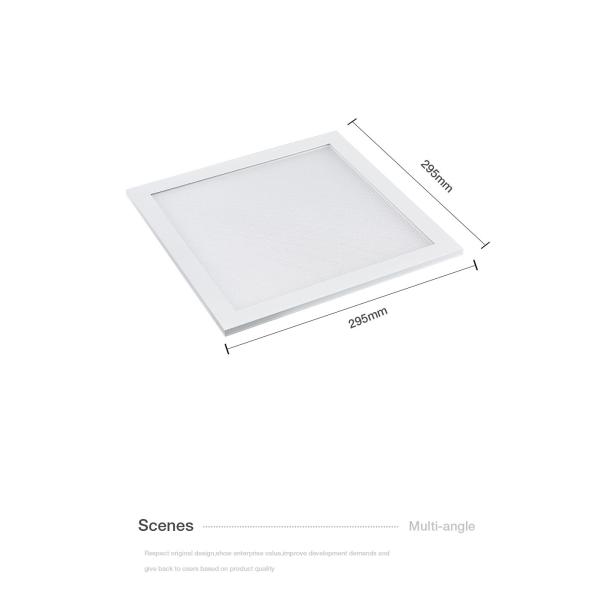 Square Recessed 3000K LED Flat Panel , 240V Flat Surface Mount LED Lights