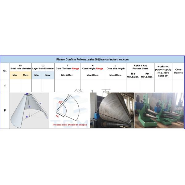 380V 400V 415V Steel Cone Shaping Rolling Machinery Cone Making Machine