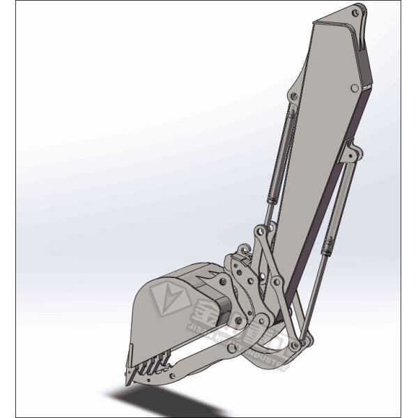 High Strength Steel Excavator Grapple Bucket , Excavator Thumb Fit PC120 SK135 EX140 ZX140