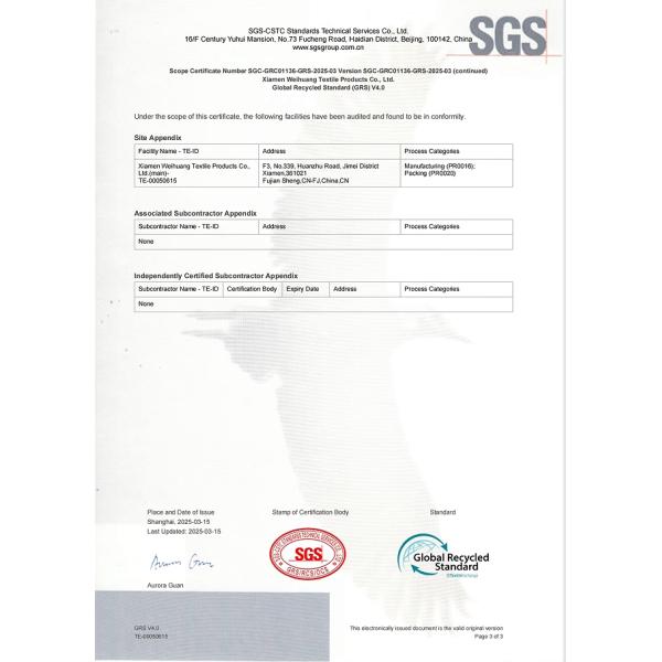 Wholesale RPET recycled polyester durable large shopping reusable grocery tote bags