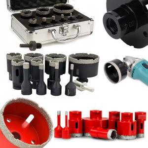 China 5-180mm Vacuum Brazed Diamond Crowns Core Drill Bit Hole Saw Diamond Hole Cutter For Marble Stone Porcelain Tile on sale
