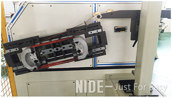 Single Working Station Automatic Coil Winding Machine / Big Coil Motor Stator Winding Machine