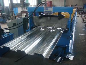 China Customized Sheet Metal Decking Roll Forming Machine Controled by PLC System wholesale