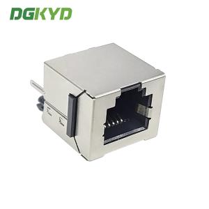 DGKYD52TE1166GWA1DY1008 6P6C RJ11 Connector 180° Vertical Interface Without