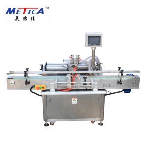 China Pneumatic Paste Liquid Filling Machine 500BPH-800BPH Linear Motion Way wholesale