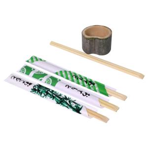 China Household Moso Bamboo Tensoge Bamboo Chopsticks Half Open Paper Sleeve wholesale
