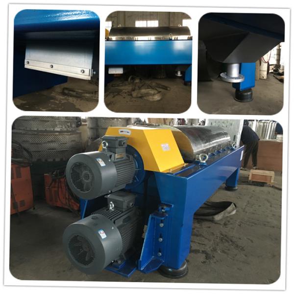 Peanut Skin Dewatering Decanter Centrifuge , High Speed Centrifuge Full Automatic