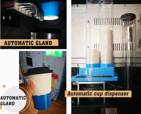 Indoor Outdoor Fully Automatic Juice Vending Machine For Malls Supermarkets