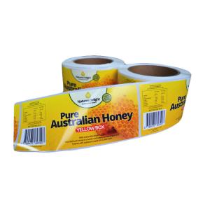 China Non Residue Waterproof  Honey Glass Jars  Labels and Seal Sticker on sale