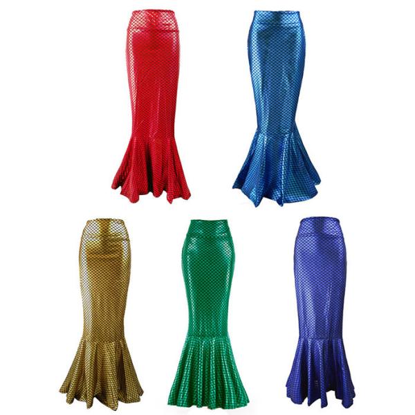 Quality Breathable Mermaid Tail Halloween Costume 90% Polyester 10% Spandex Material for sale