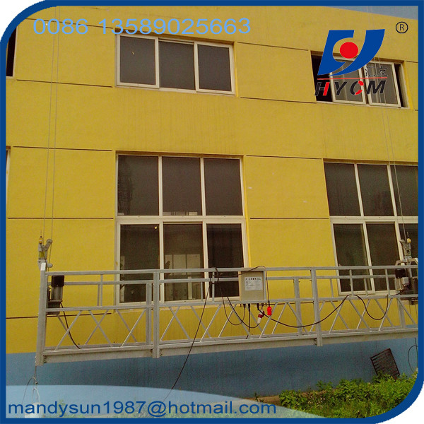 Building Gondola Construction Suspended Working Platforms ZLP800 with 380v/60Hz and 100m Height