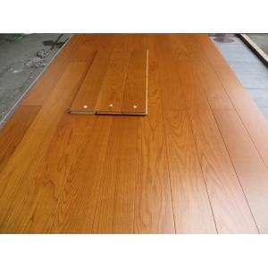 China Teak Stained American White Oak Engineered Flooring 1360psi Hardness wholesale