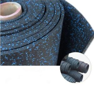 China EPDM Rubber Gym Roll Shock Absorbing Noise Reduction 12mm wholesale