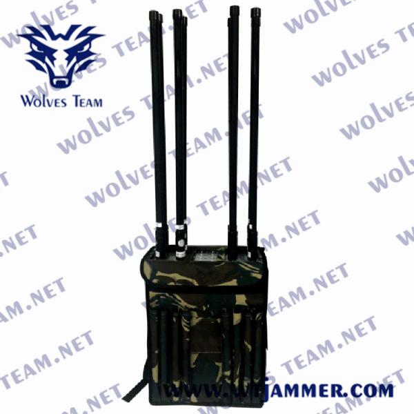 Military VIP Protection Security Backpack Jammer High Power GPS WIFI5.8G Drone Signal Jammer