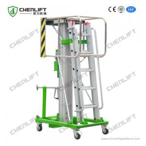 China 3.2m Platform Height 125kg Load Manual Winch Elevating Work Platform on sale