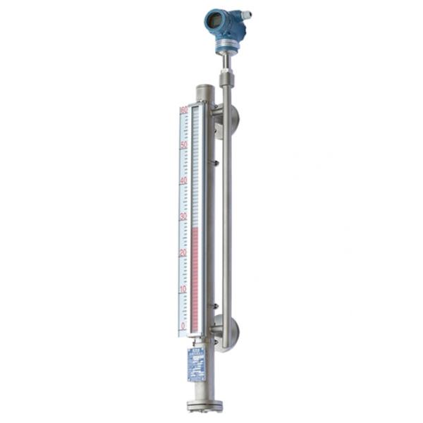 Quality 4~20mADC Output Magnetic Flapper Level Gauge With Level Limit Switch for sale