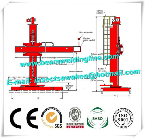 Quality Automatic Weld Manipulator , Pipe Welding Column Boom Welding Equipment for sale