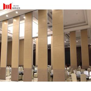 China Hotel Banquet Hall 50db Soundproof Partition Wall Fabric Surface wholesale