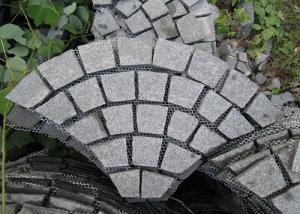 China Floor Granite Stone Tiles Corrosion Resistance Customized Cut Size wholesale