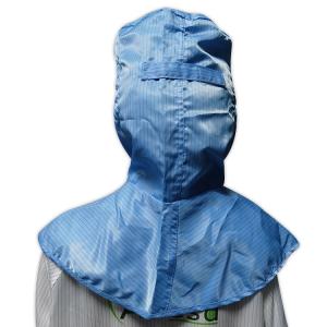 Lint Free 5mm Stripe Polyester Antistatic ESD Shawl Cap