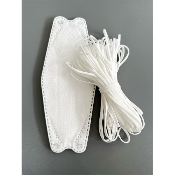 3.5mm Face Mask Elastic Ear Loop Polyester Spandex