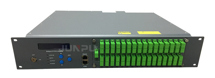 32 Outputs 1550 FTTH Gpon EDFA WDM Optical Amplifier 20dBm -10 ~ +10dbm