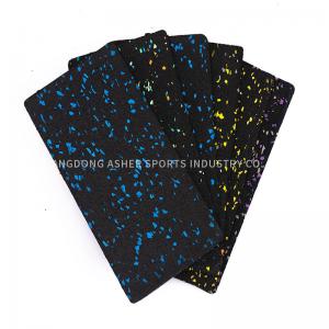 China Skid Proof Rubber Shock Absorbing Gym Flooring Noise Insulating Mat Type wholesale