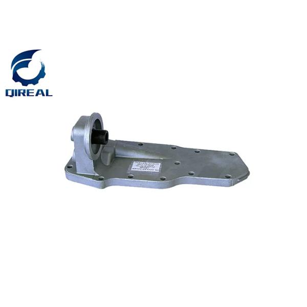PC200-6 6D102 Excavator Oil Cooler Cover With Oil Filter Head 6735-61-2260
