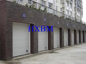 China White color Exterior Folding Aluminium Garage Doors Sound Insulation And Heat Insulation wholesale
