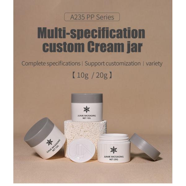 Luxury Cosmetic Jar 10g 20g Empty Eye Cream Container Plastic Cream Jar Mini Jar Bottle 10g 20g for Nail Gel