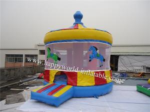 China carousel bouncy castle , inflatable bouncer castle , sale cheap bouncy castle wholesale