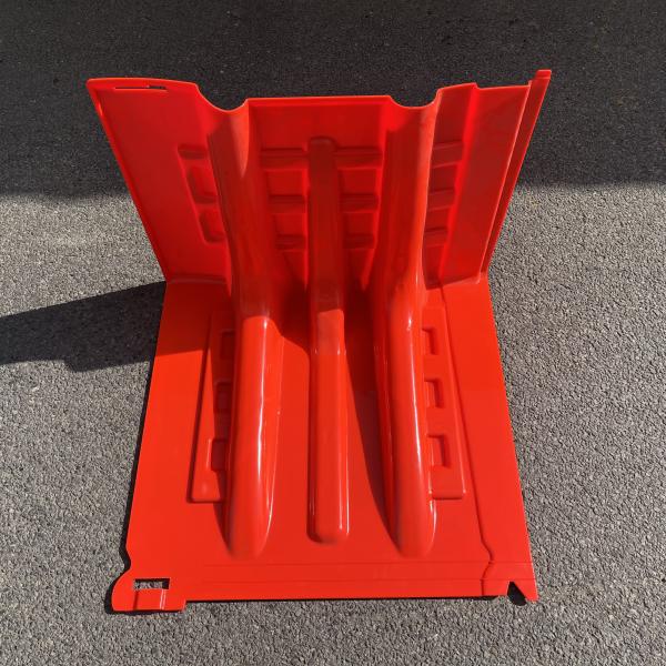L Shape ABS Portable Movable Flood Barrier Water Diversion Barriers Flood Defence For Garage Subway Flood Risk Control