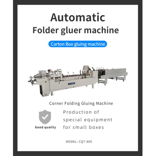 Fully Automatic Cardboard Box Folder Gluer Machine with Video Outgoing-Inspection