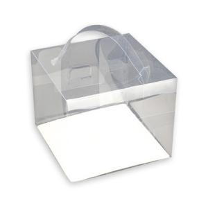 130*150*150mm Plastic Dessert Takeaway Boxes Transparent Cupcake Box