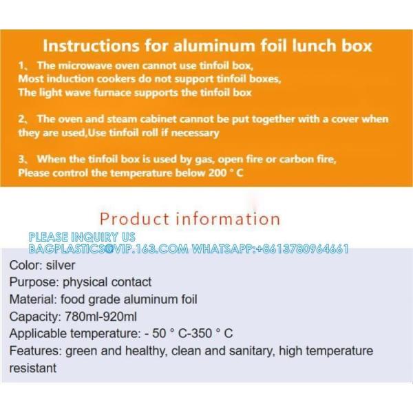 3 Compartment Aluminium Foil Food Container With Clear Dome Lid Custom Alu Foil Containers Disposable Tableware