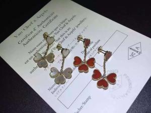 AAAAA Quality Van Cleef & Arpels Sweet Alhambra 18K Yellow Gold Earring VCARN5PP00