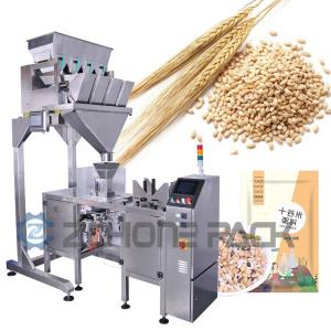 China Single Station Rice Packing Machine Four Head Linear Scale on sale
