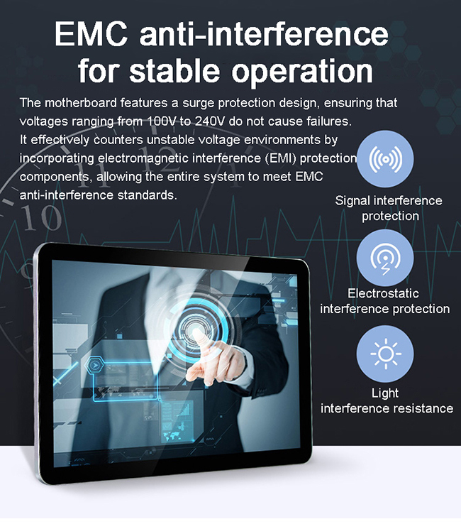 19 inch Embedded Industrial Display Terminal 1024*768 LCD Display Capacitive Resistive Touch Screen All in One Computer ﻿