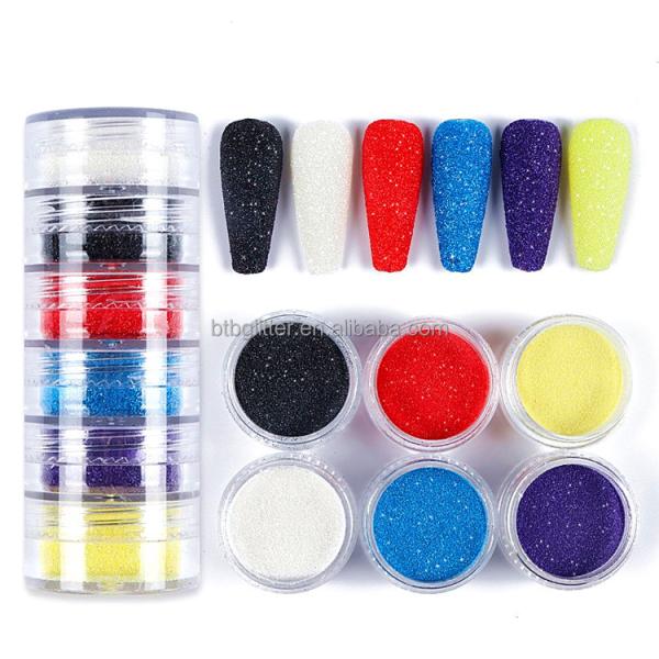 Add Sparkle to Your Nails with Lady's Nail Beauty Glitter and Sugar Glitter Nail Art