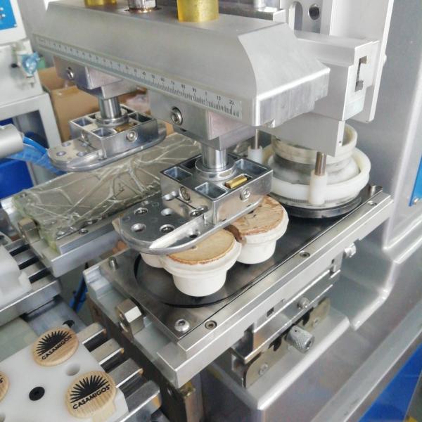 5pcs/Min Ink Cup Conveyor Style Silicon Pad Printing Equipment
