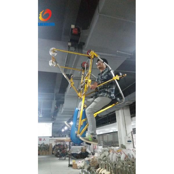 Inspection trolleys and overhead lines bicycles for two bundle conductors