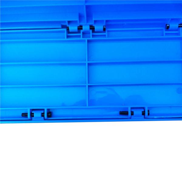 Logo Printing Collapsible Plastic Containers / Folding Storage Crates