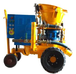 Swimming Pool Concrete Spraying Equipment Thin Flow Conveying Method With Vortex Flow