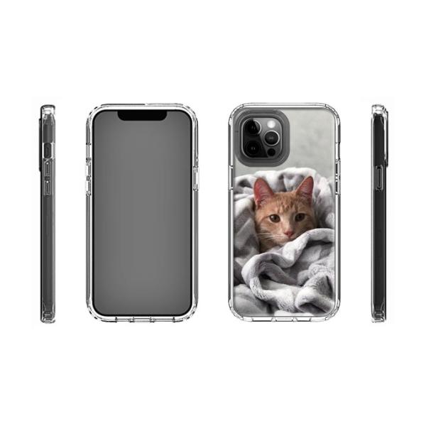 1.23mm Raised Lip Full Body Rugged Bumper Cell Phone Case