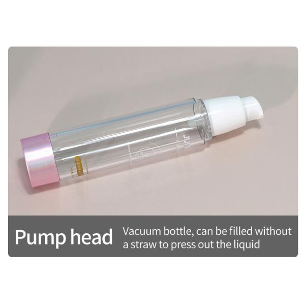 100ml Rose Gold Cosmetic Plastic Pump Bottles Airless Bottle Set for Facial Care Essence Lotion 100ml Volume Industrial