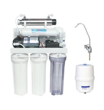Quality 8 Stages 50gpd Home Reverse Osmosis Water Purifier System Undersink KK-RO50G-A for sale
