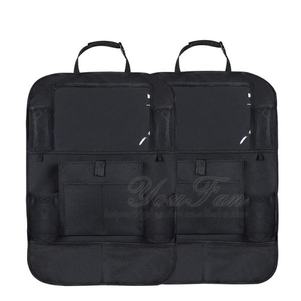 Quality 600D Oxford Cloth Car Seat Back Organizer Durable With 9 Storage Pockets for sale
