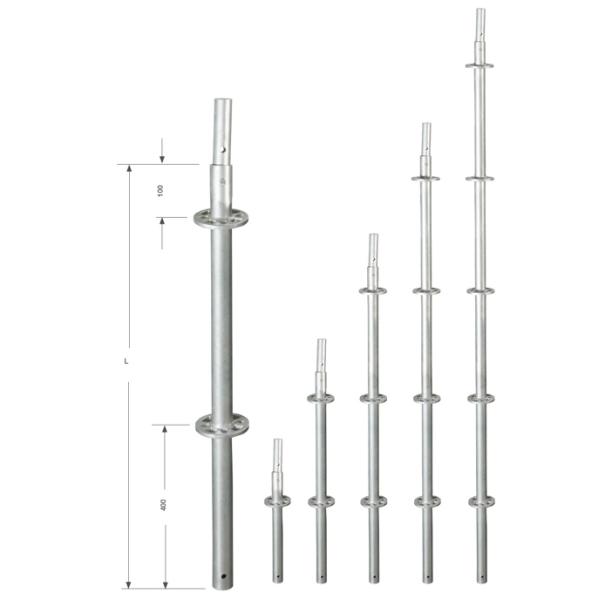 HDG Ringlock Scaffolding Vertical Q235 Q345 Ringlock Scaffolding Standard