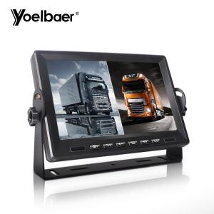 High Brightness 400cd/M2 Car TFT LCD Monitor Backup AHD Monitor 8 Inch A9 Processor