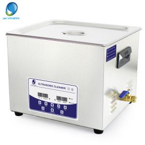 China 15L Easy Operating Power Switch Ultrasonic Glasses Cleaner For Lab Glassware on sale